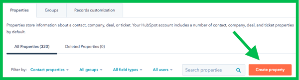 ADD PROPERTIES HUBSPOT