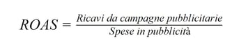 Calcolo ROAS