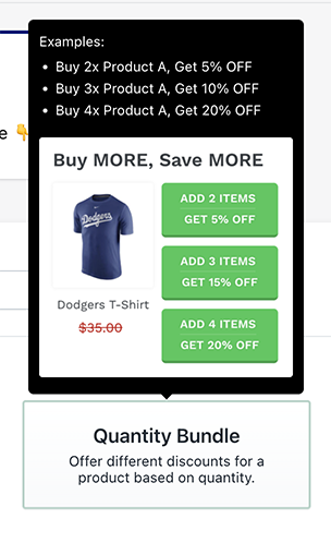Unlimited Bundles & Discounts QUANTITY