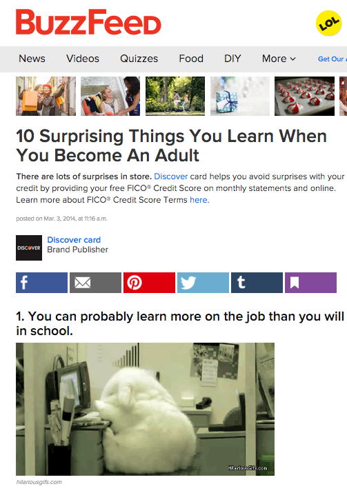 buzzfeed pagare distribuzione contenuti