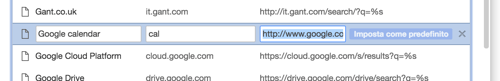 google calendar motore di ricerca