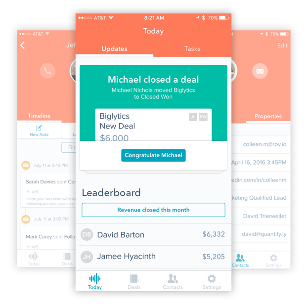 ios hubspot crm