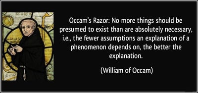 La teoria di occam's razor