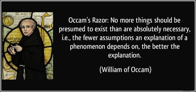 La teoria di occam's razor La teoria di occam's razor