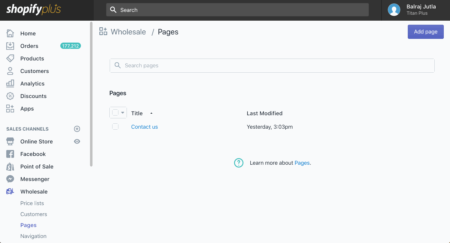 canale wholesale shopify plus vantaggi b2b