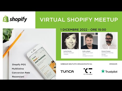 Shopify Meetup Dicembre 2022 | By ICT Sviluppo & Tunca