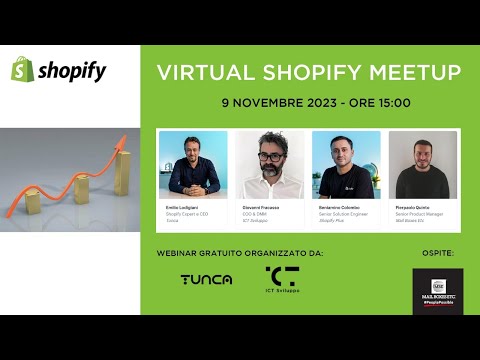 Shopify Meetup Novembre 2023 | By ICT Sviluppo & Tunca