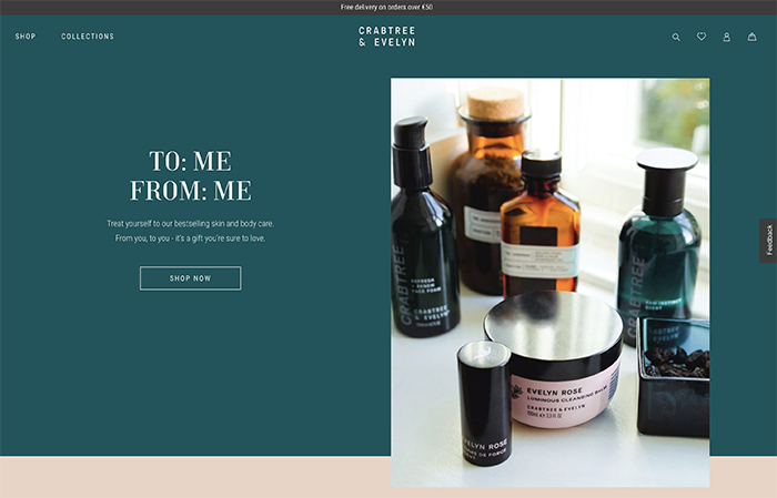 crabtree-evelyn.eu . realizzato con Shopify Plus