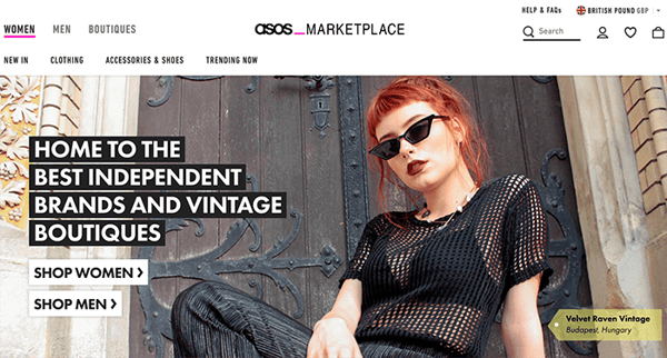 european marketplace asos