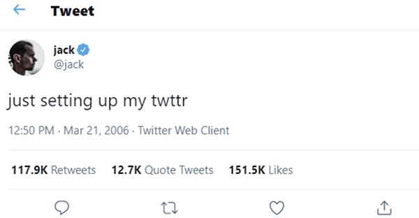 il primo tweet