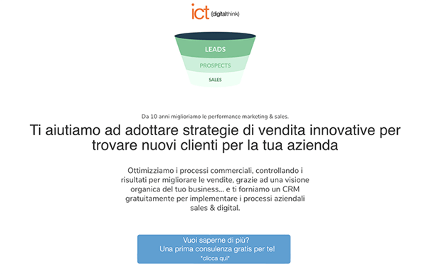 landing strategie vendita