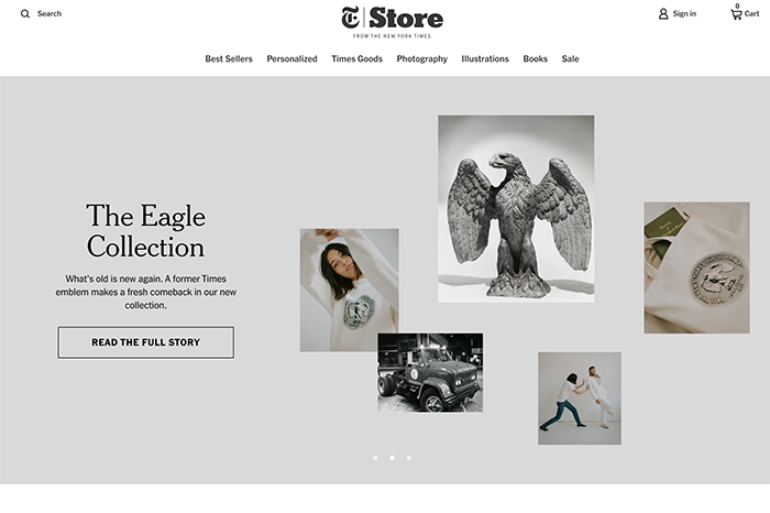 nyt store - shopify plus