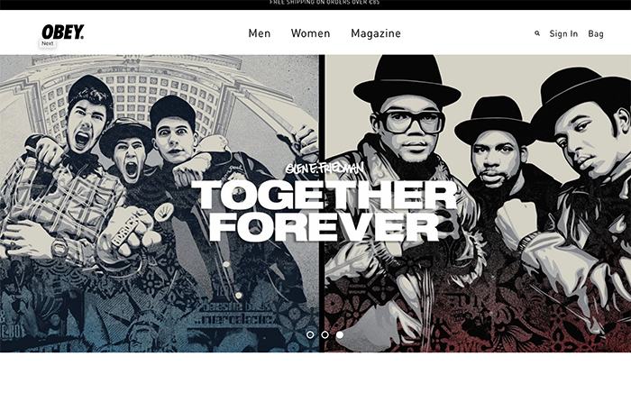 obey - shopify plus ecommerce