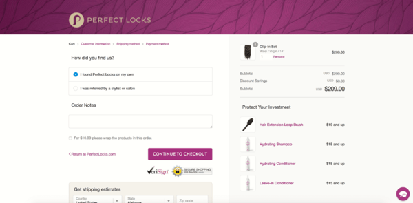 personalizzazione checkout shopify plus