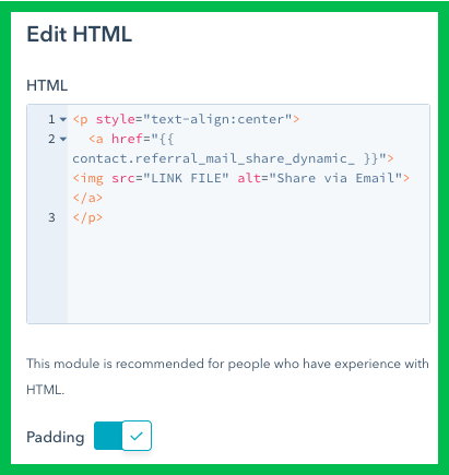 preview html hubspot