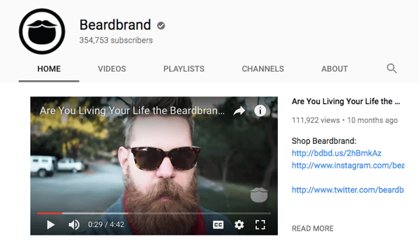 pubblicità e-commerce beardbrand