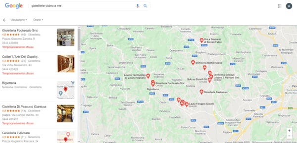 pubblicità e-commerce ricerca Google