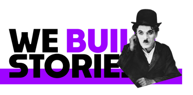 Charlie Chaplin con espressione pensierosa