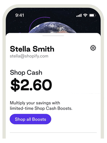 shop cash shopify