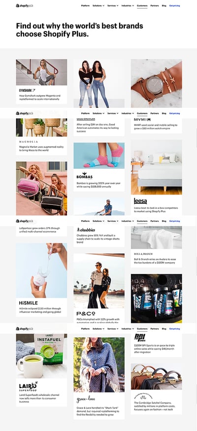 shopify plus store