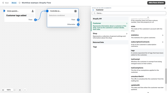 shopify-flow-condizione