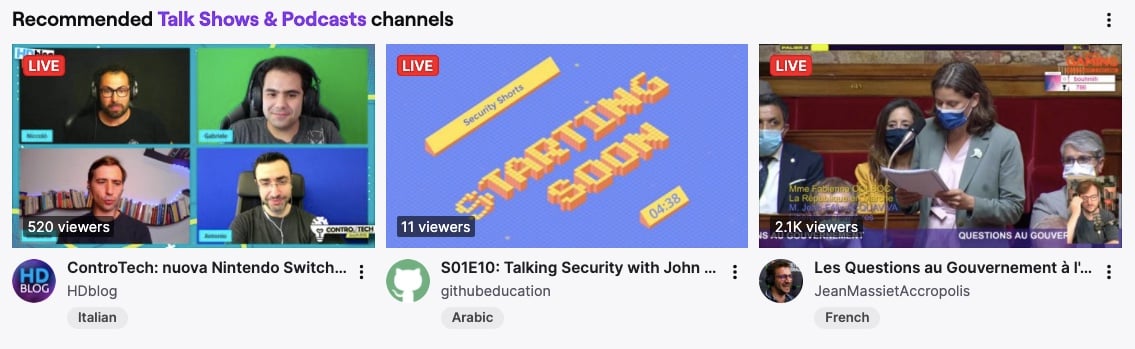 target adolescenziale social twitch