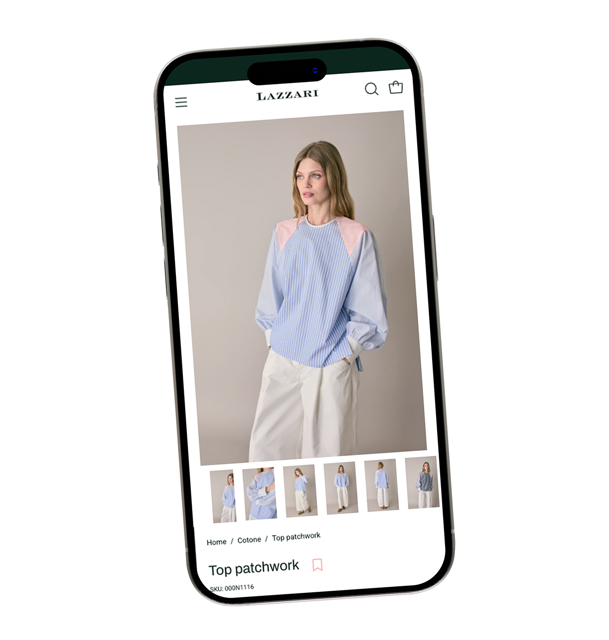 Pagina prodotto mockup smartphone Pagina prodotto mockup smartphone