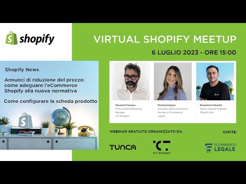 Shopify Meetup Luglio 2023 | By ICT Sviluppo & Tunca